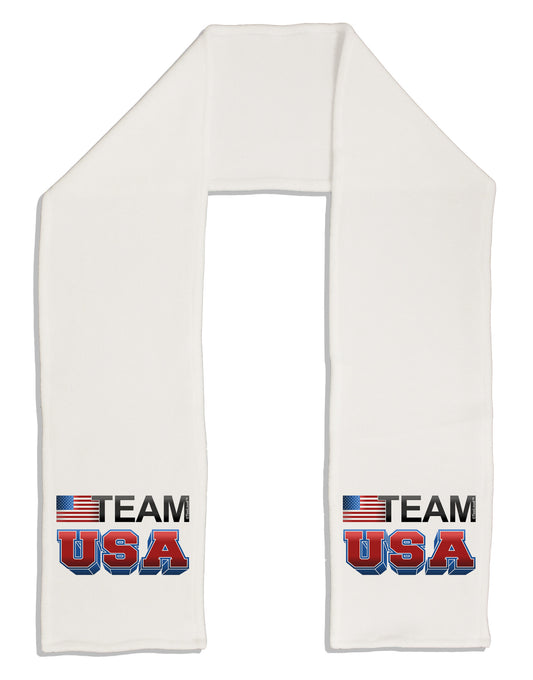 Sporty Team USA Adult Fleece 64&#x22; Scarf-TooLoud-White-One-Size-Adult-Davson Sales