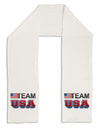 Sporty Team USA Adult Fleece 64&#x22; Scarf-TooLoud-White-One-Size-Adult-Davson Sales