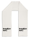 Legalize Gay Adult Fleece 64&#x22; Scarf-TooLoud-White-One-Size-Adult-Davson Sales