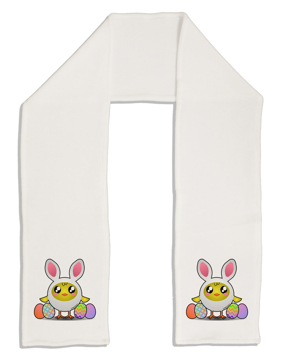 Chick In Bunny Costume Adult Fleece 64" Scarf-TooLoud-White-One-Size-Adult-Davson Sales