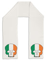 Skull Flag Ireland Adult Fleece 64&#x22; Scarf-TooLoud-White-One-Size-Adult-Davson Sales