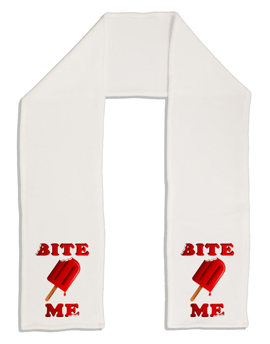 Bite Me Ice Cream Adult Fleece 64&#x22; Scarf-TooLoud-White-One-Size-Adult-Davson Sales