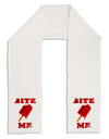 Bite Me Ice Cream Adult Fleece 64&#x22; Scarf-TooLoud-White-One-Size-Adult-Davson Sales