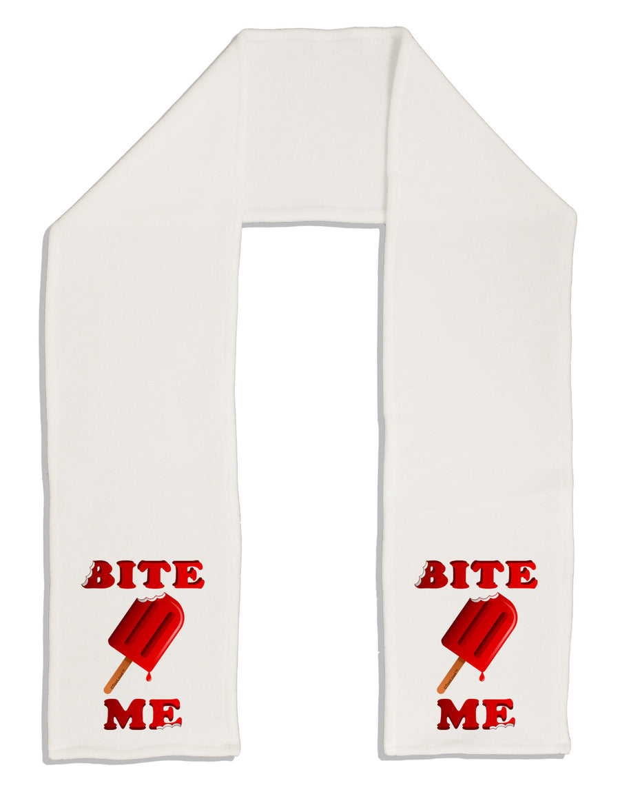 Bite Me Ice Cream Adult Fleece 64&#x22; Scarf-TooLoud-White-One-Size-Adult-Davson Sales