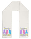 Three Easter Bunnies - Hoppy Easter Adult Fleece 64&#x22; Scarf by TooLoud-TooLoud-White-One-Size-Adult-Davson Sales