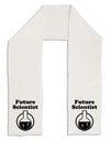 Future Scientist Adult Fleece 64&#x22; Scarf-TooLoud-White-One-Size-Adult-Davson Sales