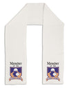 Member of the Wolf Pack Adult Fleece 64&#x22; Scarf-TooLoud-White-One-Size-Adult-Davson Sales