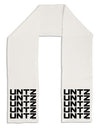 Untz Untz Untz Untz Untz EDM Design Adult Fleece 64&#x22; Scarf-TooLoud-White-One-Size-Adult-Davson Sales