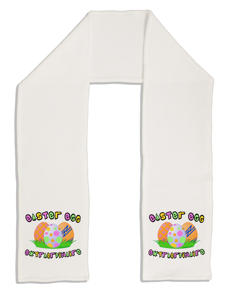 Easter Egg Extraordinaire Adult Fleece 64&#x22; Scarf-TooLoud-White-One-Size-Adult-Davson Sales