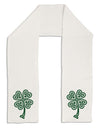 Celtic Knot 4 Leaf Clover St Patricks Adult Fleece 64&#x22; Scarf-TooLoud-White-One-Size-Adult-Davson Sales