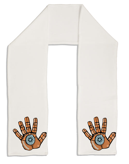 Cardano Hero Hand Adult Fleece 64 Inch Scarf-Scarves-TooLoud-White-One-Size-Adult-Davson Sales