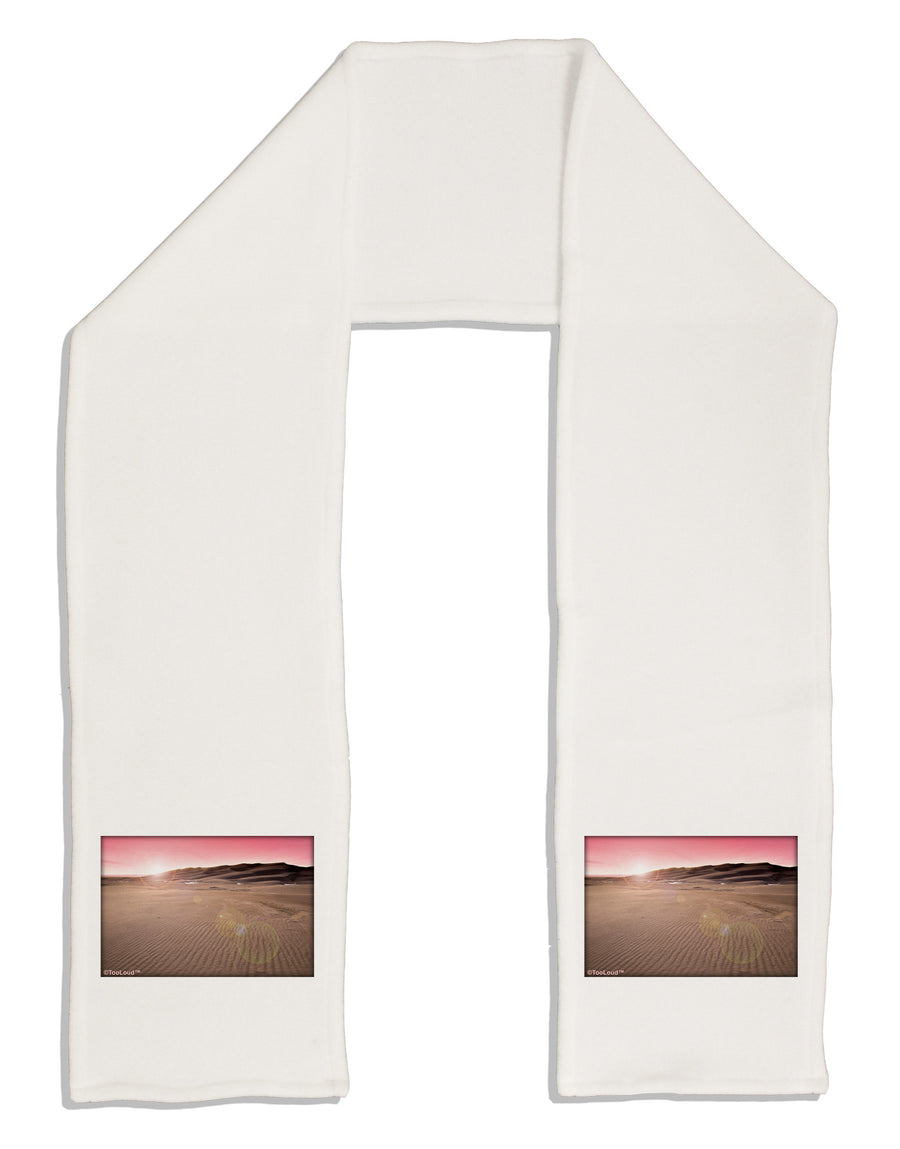 Victor Mines Pink Sunrise Adult Fleece 64&#x22; Scarf-TooLoud-White-One-Size-Adult-Davson Sales