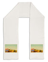 Arizona Scene Watercolor Adult Fleece 64&#x22; Scarf-TooLoud-White-One-Size-Adult-Davson Sales