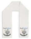 Husband of Veteran Adult Fleece 64&#x22; Scarf-TooLoud-White-One-Size-Adult-Davson Sales