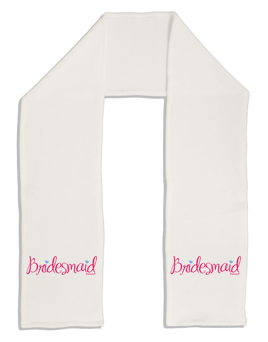 Bridesmaid Design - Diamonds - Color Adult Fleece 64&#x22; Scarf-TooLoud-White-One-Size-Adult-Davson Sales