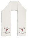 Wine a Little Adult Fleece 64&#x22; Scarf by TooLoud-TooLoud-White-One-Size-Adult-Davson Sales