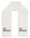 Thank God It's Friday Mixed Drink Adult Fleece 64&#x22; Scarf-TooLoud-White-One-Size-Adult-Davson Sales