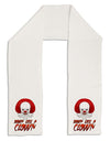 Down Like a Clown Adult Fleece 64&#x22; Scarf-TooLoud-White-One-Size-Adult-Davson Sales