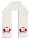 Heart House Adult Fleece 64&#x22; Scarf-TooLoud-White-One-Size-Adult-Davson Sales