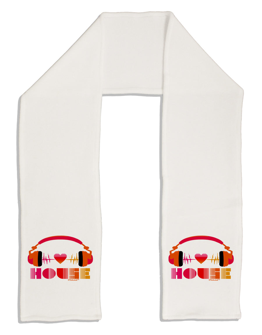 Heart House Adult Fleece 64&#x22; Scarf-TooLoud-White-One-Size-Adult-Davson Sales