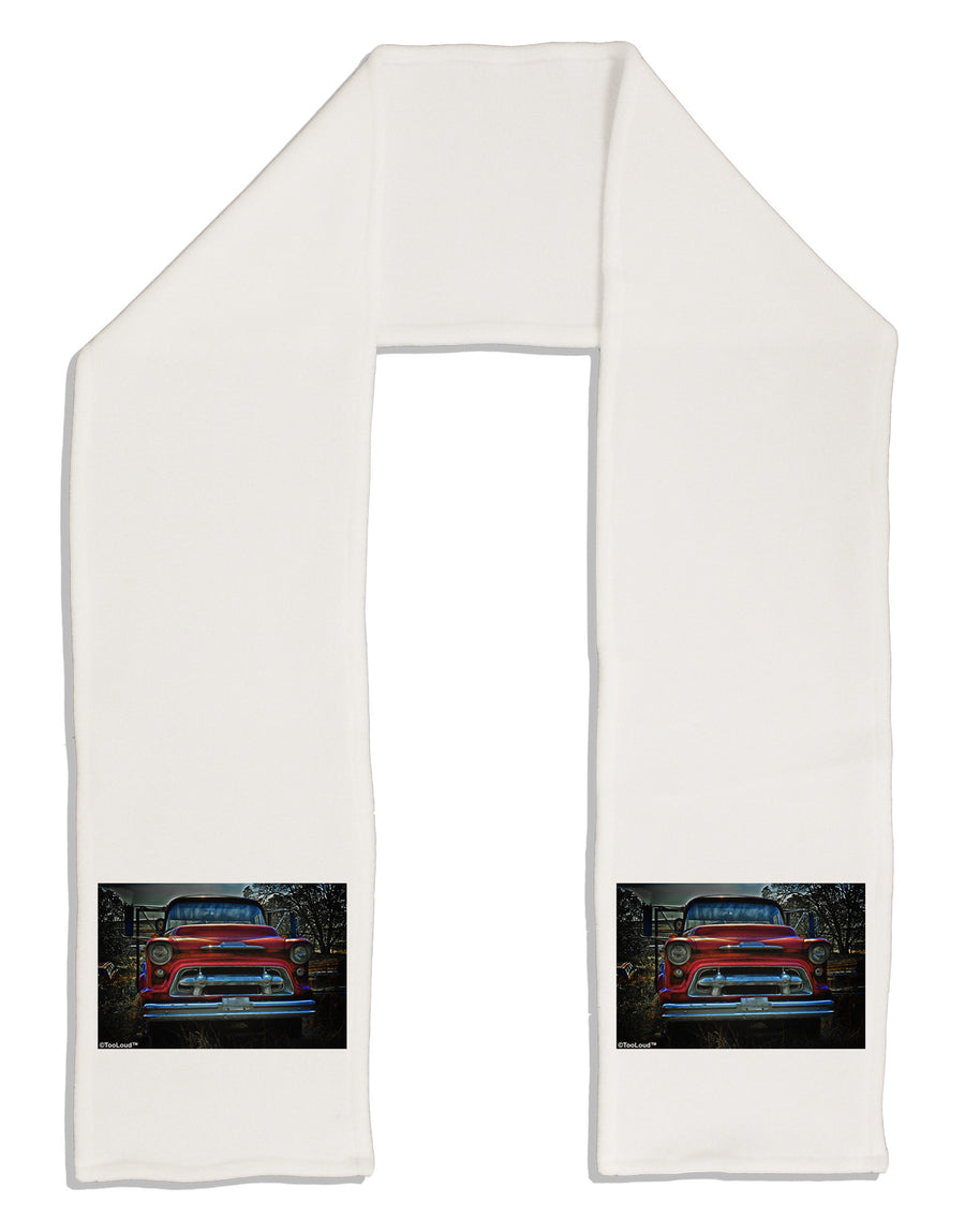 TooLoud Vintage Truck Adult Fleece 64&#x22; Scarf-TooLoud-White-One-Size-Adult-Davson Sales