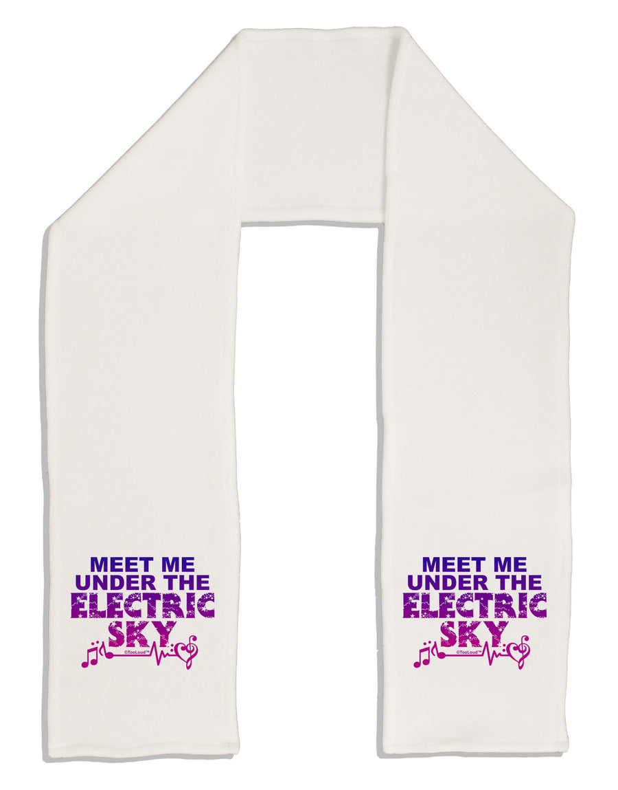 Electric Sky Color Adult Fleece 64&#x22; Scarf-TooLoud-White-One-Size-Adult-Davson Sales