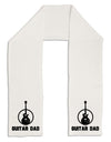 Guitar Dad Adult Fleece 64&#x22; Scarf by TooLoud-TooLoud-White-One-Size-Adult-Davson Sales