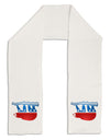 Sloth Political Party Symbol Adult Fleece 64" Scarf-TooLoud-White-One-Size-Adult-Davson Sales