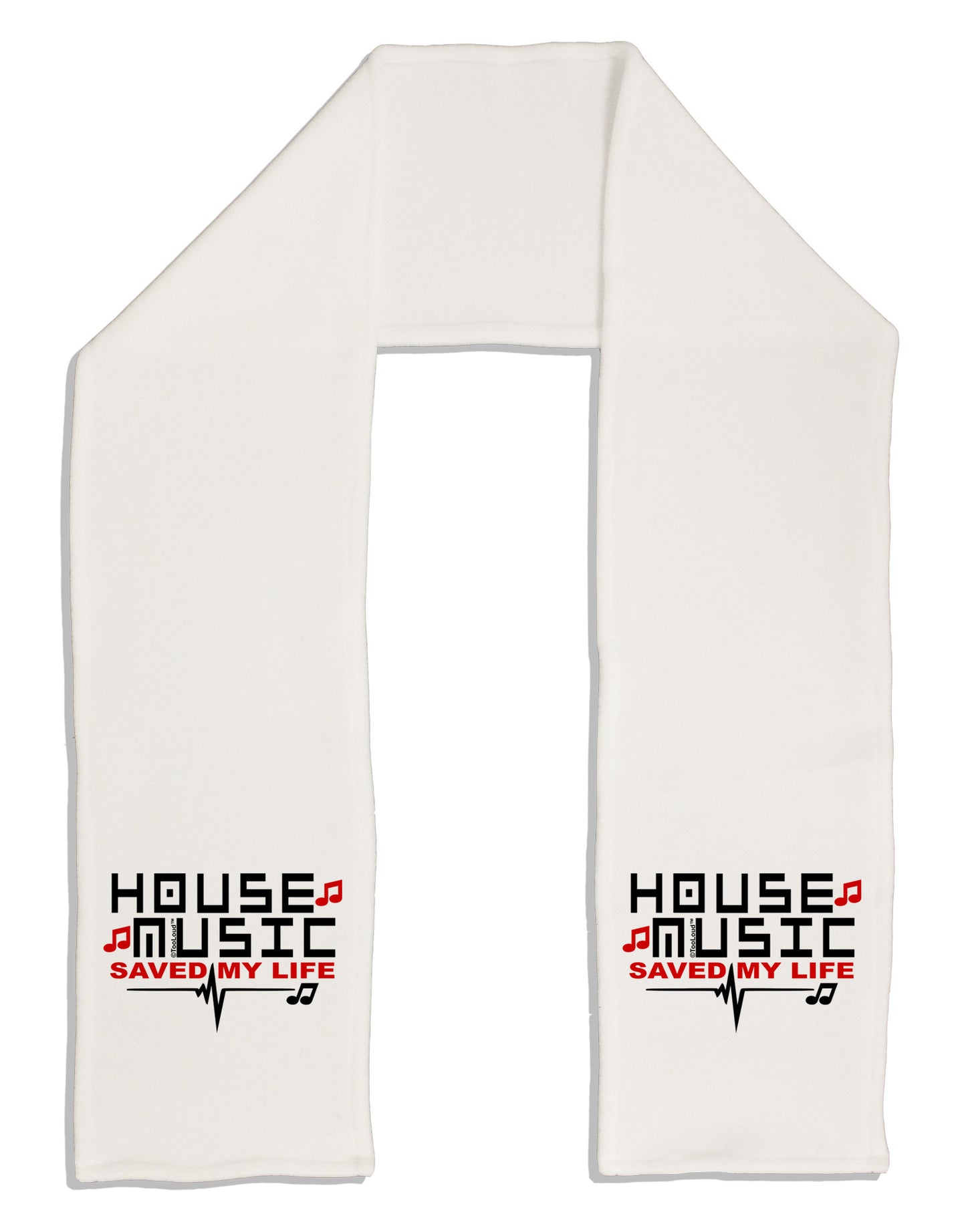 House Saved My Life Adult Fleece 64&#x22; Scarf-TooLoud-White-One-Size-Adult-Davson Sales
