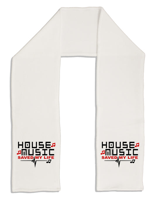 House Saved My Life Adult Fleece 64&#x22; Scarf-TooLoud-White-One-Size-Adult-Davson Sales
