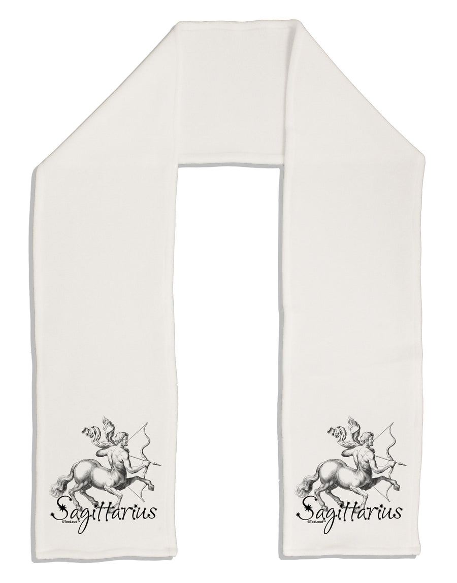 Sagittarius Illustration Adult Fleece 64&#x22; Scarf-TooLoud-White-One-Size-Adult-Davson Sales