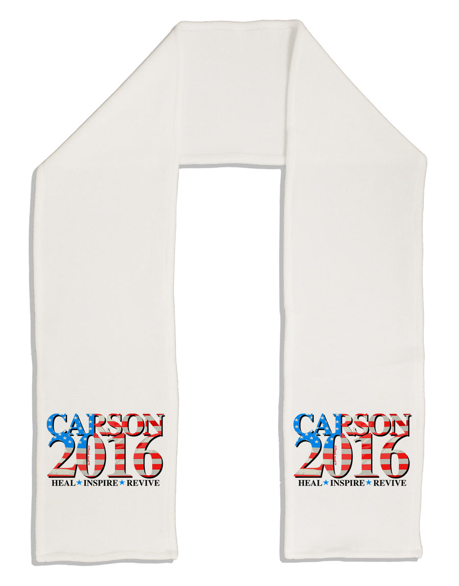 Carson Flag Slogan Adult Fleece 64&#x22; Scarf-TooLoud-White-One-Size-Adult-Davson Sales