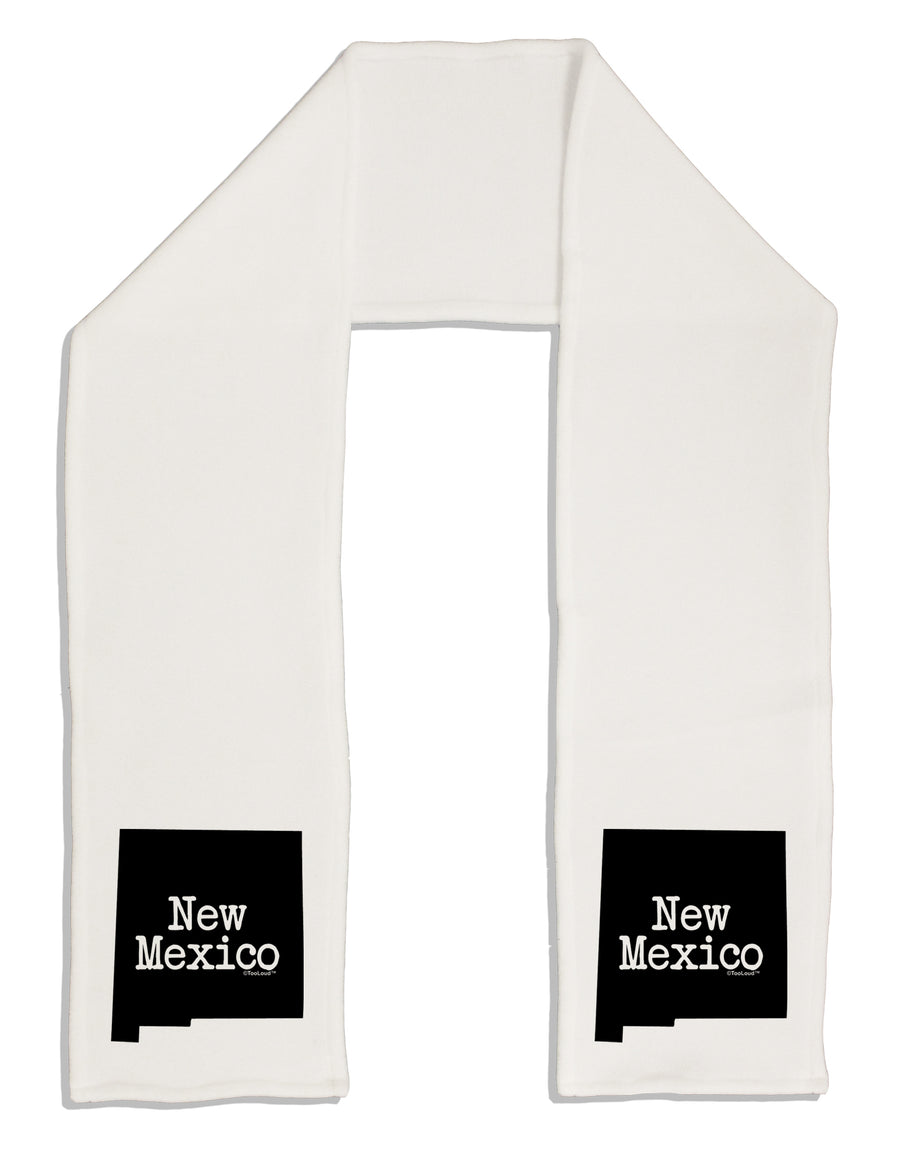 New Mexico - United States Shape Adult Fleece 64&#x22; Scarf by TooLoud-TooLoud-White-One-Size-Adult-Davson Sales