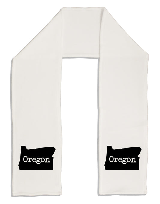 Oregon - United States Shape Adult Fleece 64&#x22; Scarf by TooLoud-TooLoud-White-One-Size-Adult-Davson Sales