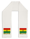 Bolivia Flag Adult Fleece 64&#x22; Scarf-TooLoud-White-One-Size-Adult-Davson Sales