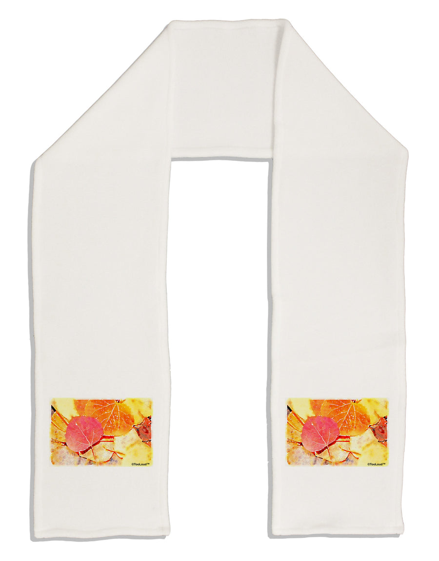 Colorado - Autumn WaterColor Adult Fleece 64&#x22; Scarf-TooLoud-White-One-Size-Adult-Davson Sales