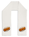 Onomatopoeia One Birthday Adult Fleece 64&#x22; Scarf-TooLoud-White-One-Size-Adult-Davson Sales