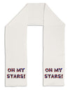 Oh My Stars Patriotic Design Adult Fleece 64&#x22; Scarf by TooLoud-TooLoud-White-One-Size-Adult-Davson Sales