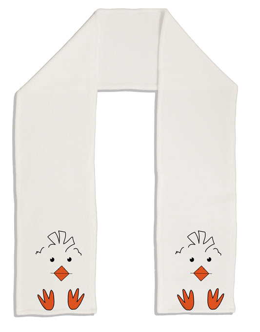 Cute Easter Chick Face Adult Fleece 64 Inch Scarf-Scarves-TooLoud-White-One-Size-Adult-Davson Sales