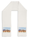 Pixel Landscape - Desert Adult Fleece 64&#x22; Scarf-TooLoud-White-One-Size-Adult-Davson Sales