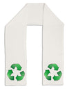 Recycle Green Adult Fleece 64&#x22; Scarf by TooLoud-TooLoud-White-One-Size-Adult-Davson Sales