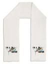 I'm A Catch Swordfish Adult Fleece 64&#x22; Scarf-TooLoud-White-One-Size-Adult-Davson Sales