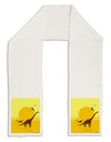 Brontosaurus and Pterodactyl Silhouettes with Sun Adult Fleece 64&#x22; Scarf by TooLoud-TooLoud-White-One-Size-Adult-Davson Sales