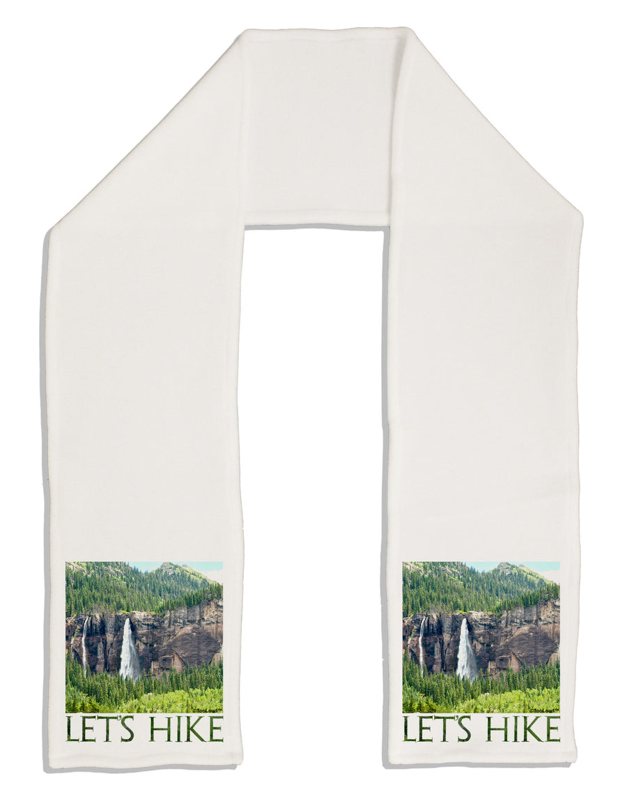 Beautiful Cliffs - Lets Hike Adult Fleece 64&#x22; Scarf by-TooLoud-White-One-Size-Adult-Davson Sales