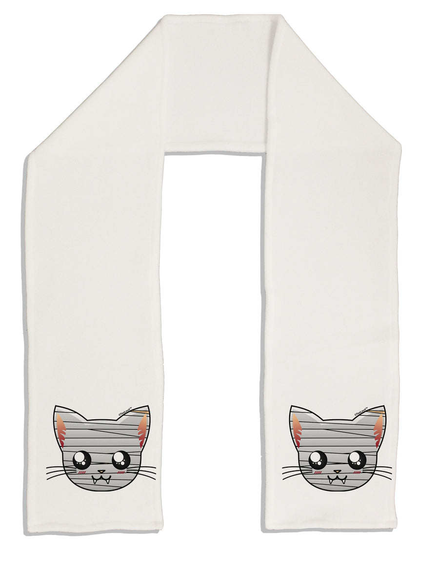 Mummy Kitty Adult Fleece 64&#x22; Scarf by TooLoud-TooLoud-White-One-Size-Adult-Davson Sales