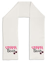 Mama Bear Paws Adult Fleece 64&#x22; Scarf-TooLoud-White-One-Size-Adult-Davson Sales