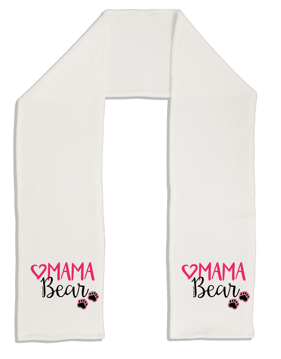 Mama Bear Paws Adult Fleece 64&#x22; Scarf-TooLoud-White-One-Size-Adult-Davson Sales