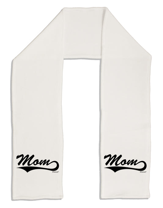 Mom - Sports Tail Script Adult Fleece 64&#x22; Scarf by TooLoud-TooLoud-White-One-Size-Adult-Davson Sales