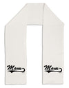 Mom - Sports Tail Script Adult Fleece 64&#x22; Scarf by TooLoud-TooLoud-White-One-Size-Adult-Davson Sales