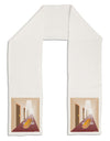 Hotdog in a Hallway Adult Fleece 64&#x22; Scarf-TooLoud-White-One-Size-Adult-Davson Sales